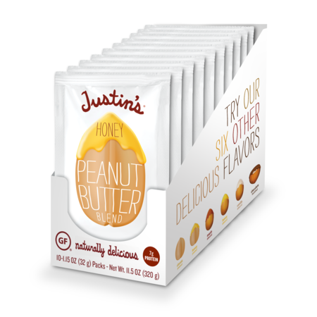 JUSTINS Honey Peanut Butter 1.15 oz., PK60 78494